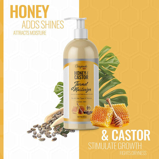 Africa's Best Originals Honey & Castor Thermal Moisturizer 6 oz